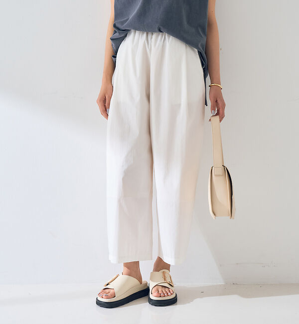Rouge vif「【ロングセラー】イージー ワイドパンツ」|その他|オフホワイト