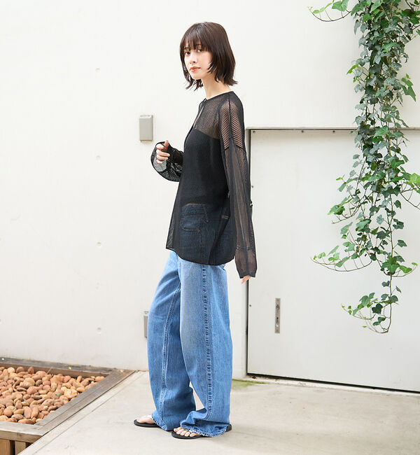 Rouge vif「【upper hights/アッパーハイツ】THE NIECE MID-RISE」|デニム|