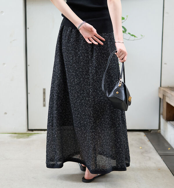 Rouge vif「ストレッチサッカープリントスカート」|スカート|