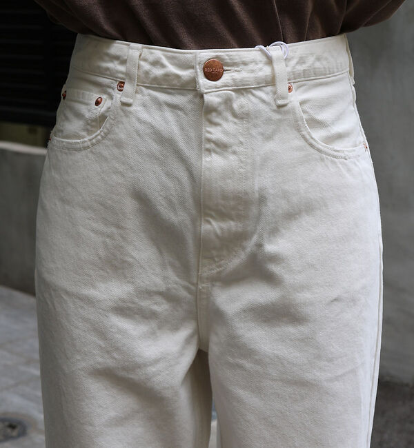 Rouge vif「【RED CARD/レッドカード】Dakota ルーズストレートデニム」|デニム|