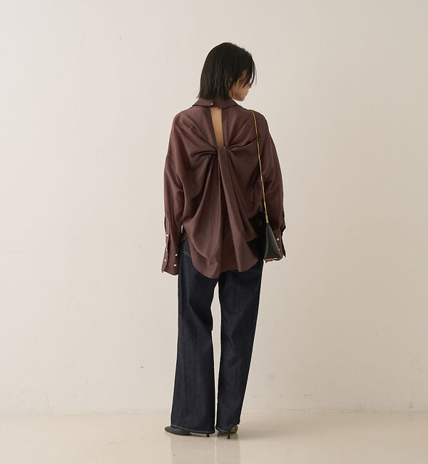 Rouge vif「【新色登場】バックツイストシャツ」|シャツ・ブラウス|