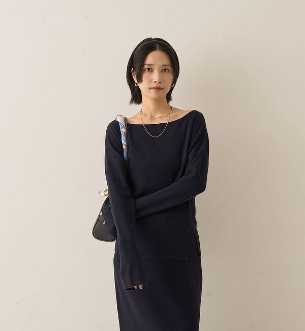 Rouge vif「【セットアップ対応】フレアドルマンニットプルオーバー」|ニット・セーター|