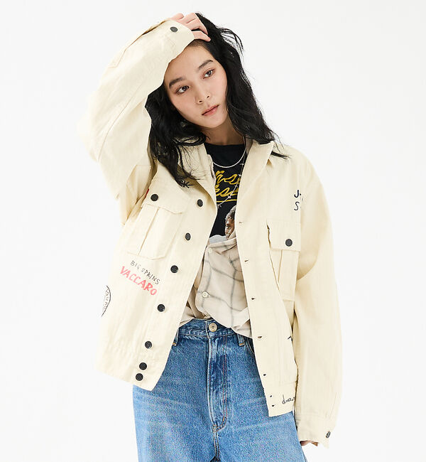 Rouge vif「【THRIFTY LOOK/スリフティルック】MEMORIAL M-43 JAC」|ブルゾン・スタジャン|