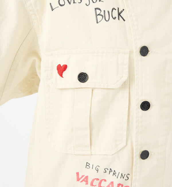 Rouge vif「【THRIFTY LOOK/スリフティルック】MEMORIAL M-43 JAC」|ブルゾン・スタジャン|