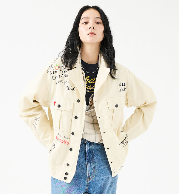 Rouge vif「【THRIFTY LOOK/スリフティルック】MEMORIAL M-43 JAC」|ブルゾン・スタジャン|