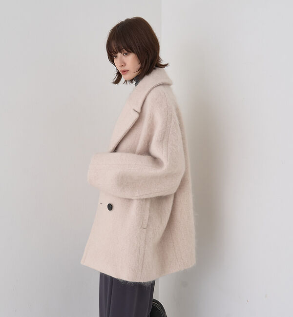 Rouge vif「シャギーピーコート」|ピーコート|