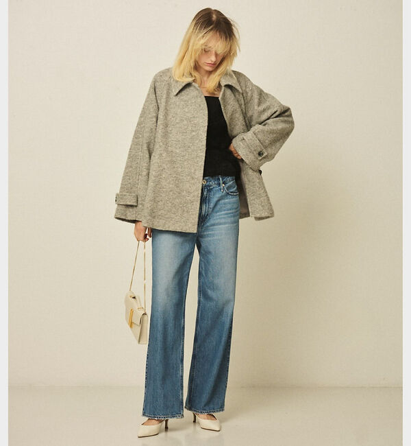 Rouge vif「【2サイズ展開】ウール混ショート丈スライバーコート」|その他|