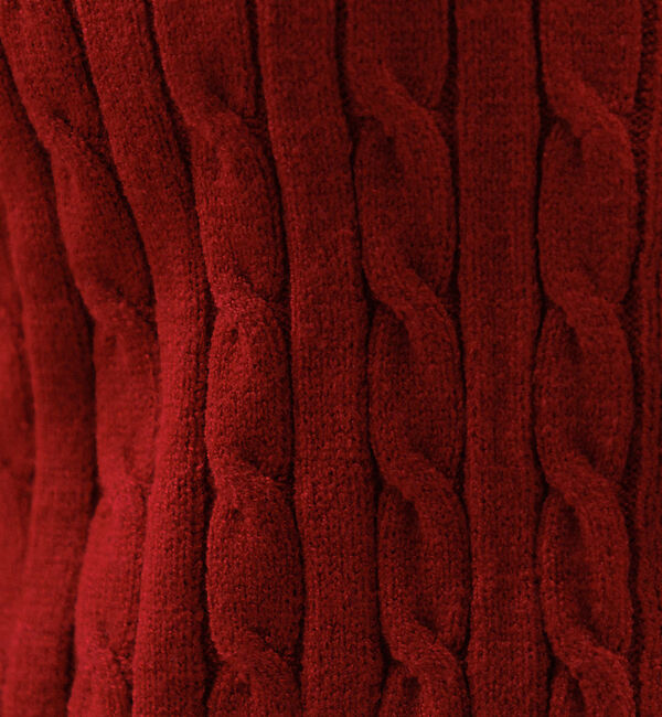 Rouge vif「【BEVERY HILLS P.C/ビバリーヒルズポロクラブ】ケーブル編ポロカー」|カーディガン|