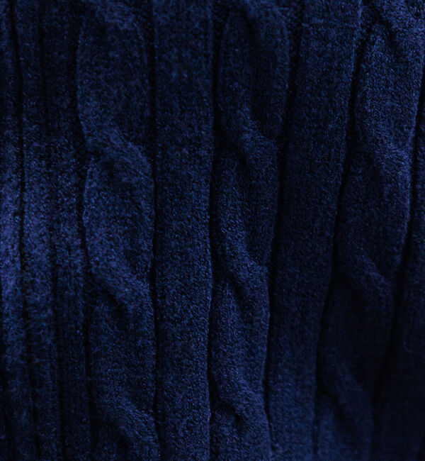 Rouge vif「【BEVERY HILLS P.C/ビバリーヒルズポロクラブ】ケーブル編ポロカー」|カーディガン|