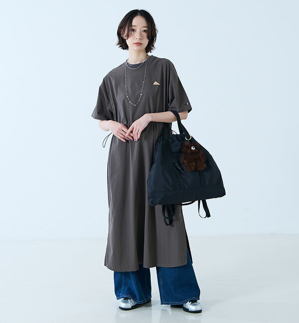 Rouge vif「【KELTY/ケルティ】ラッシュ コンフォート ワンピース / UV PROTE」|ワンピース|チャコールグレー