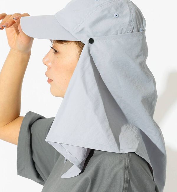 Rouge vif「【Ruben/ルーベン】ナイロンスカーフキャップ/NYLON CARF CAP/」|その他|ライトグレー