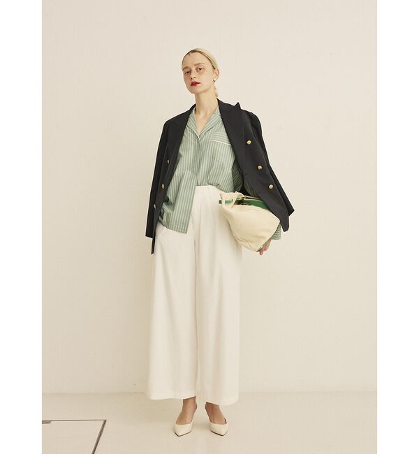 Rouge vif「ポリコットン撥水ワイドパンツ」|その他|