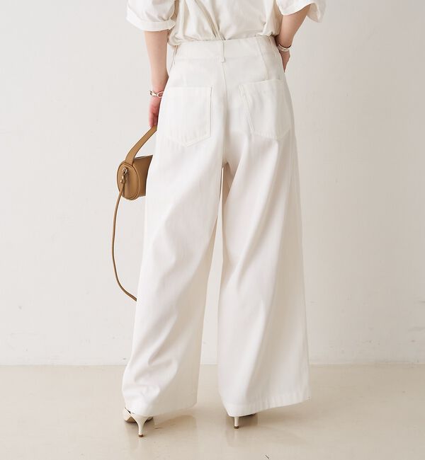 Rouge vif「ポリコットン撥水ワイドパンツ」|その他|