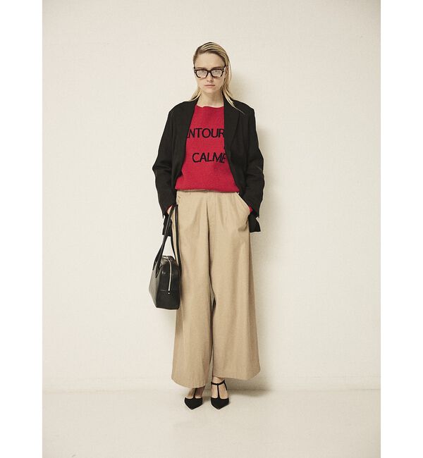 Rouge vif「ポリコットン撥水ワイドパンツ」|その他|