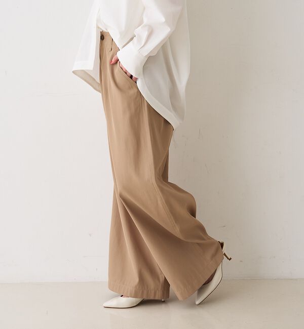 Rouge vif「ポリコットン撥水ワイドパンツ」|その他|