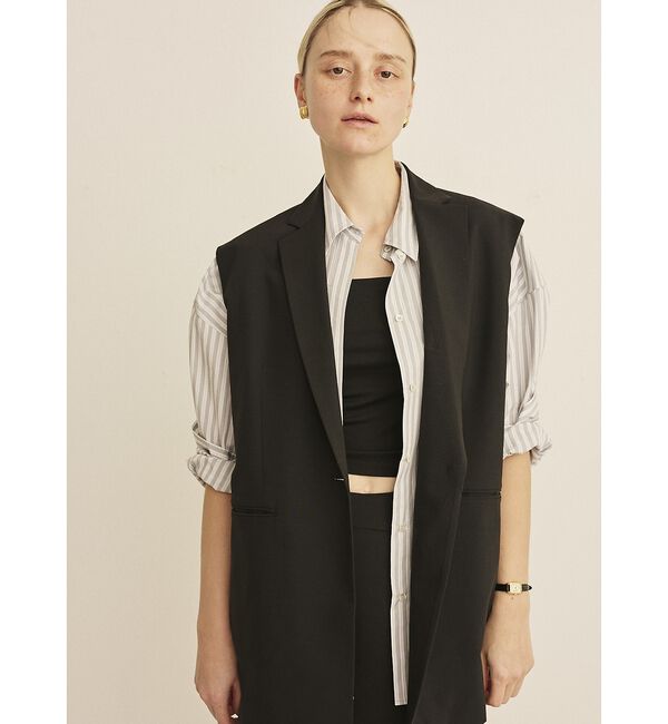 Rouge vif「【セットアップ対応】テーラーカラージレ」|ダウンベスト・ベスト|