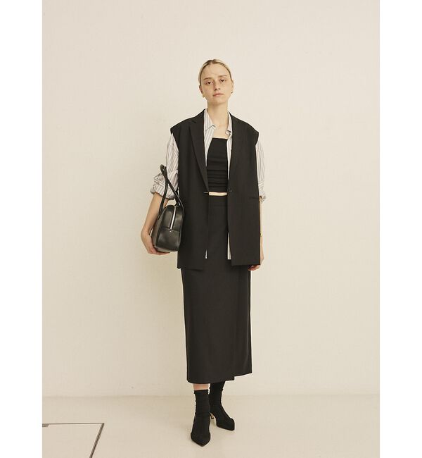 Rouge vif「【セットアップ対応】テーラーカラージレ」|ダウンベスト・ベスト|