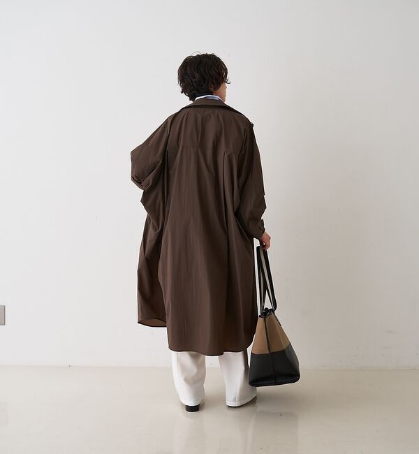 Rouge vif「NEWクリスピー撥水ライトロングコート」|ステンカラーコート|