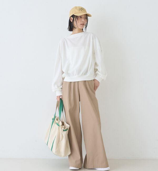 Rouge vif「ポリスパンパフスリーブイージーカットプルオーバー/吸水速乾」|Tシャツ・カットソー|