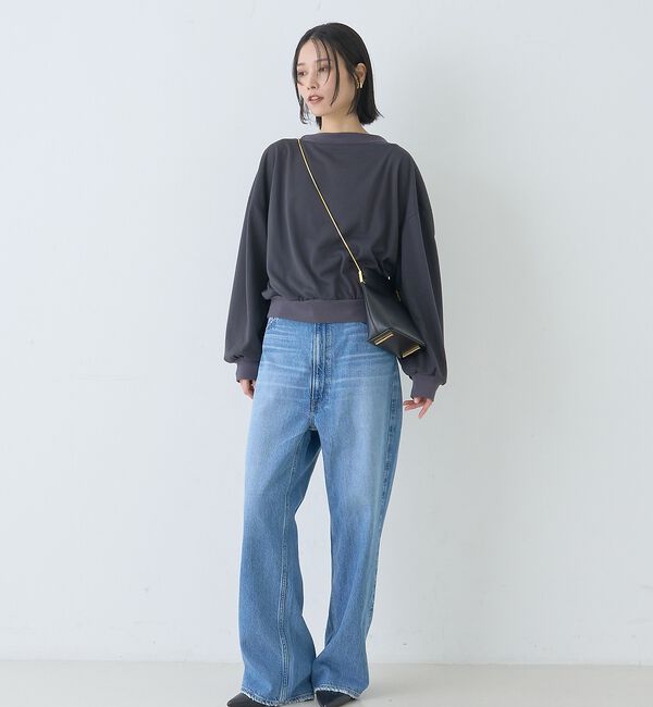 Rouge vif「ポリスパンパフスリーブイージーカットプルオーバー/吸水速乾」|Tシャツ・カットソー|