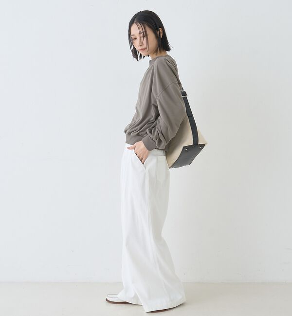 Rouge vif「ポリスパンパフスリーブイージーカットプルオーバー/吸水速乾」|Tシャツ・カットソー|