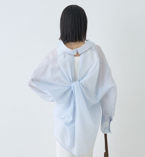 Rouge vif「【2026SS新作】【人気追加】バックツイストシャツ」|シャツ・ブラウス|