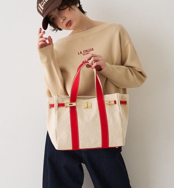 Rouge vif「【CHIMERE/シメール】キャンバスミニトート（小）」|トートバッグ|