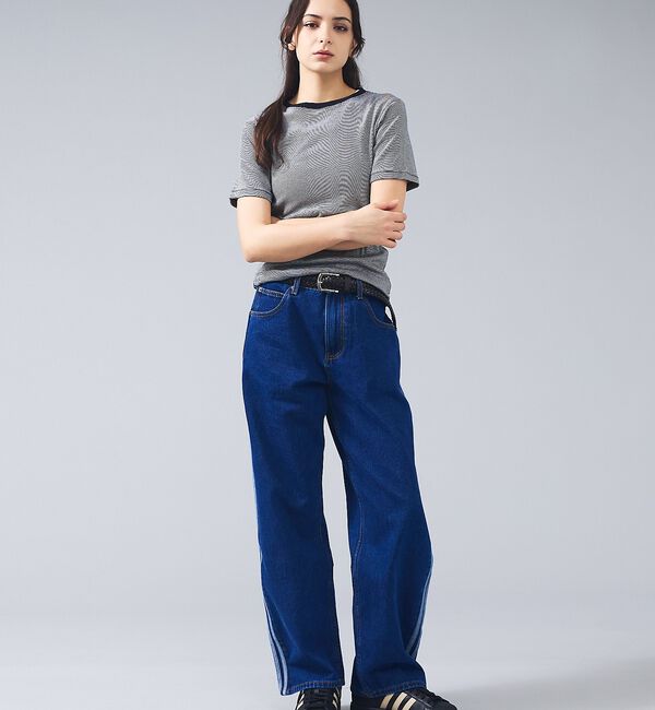 Rouge vif「【Robert P.Miller/ロバートピーミラー】パネルリブクルーネックTシ」|Tシャツ・カットソー|