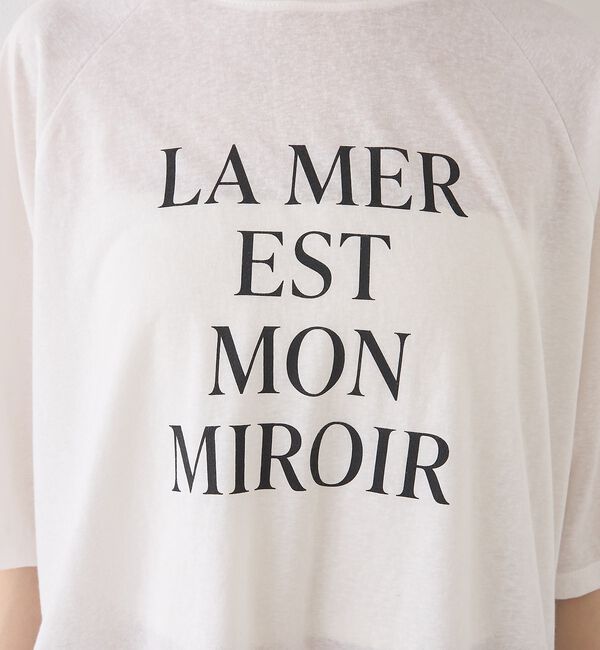 Rouge vif「シアーロゴオーバーサイズTシャツ」|Tシャツ・カットソー|