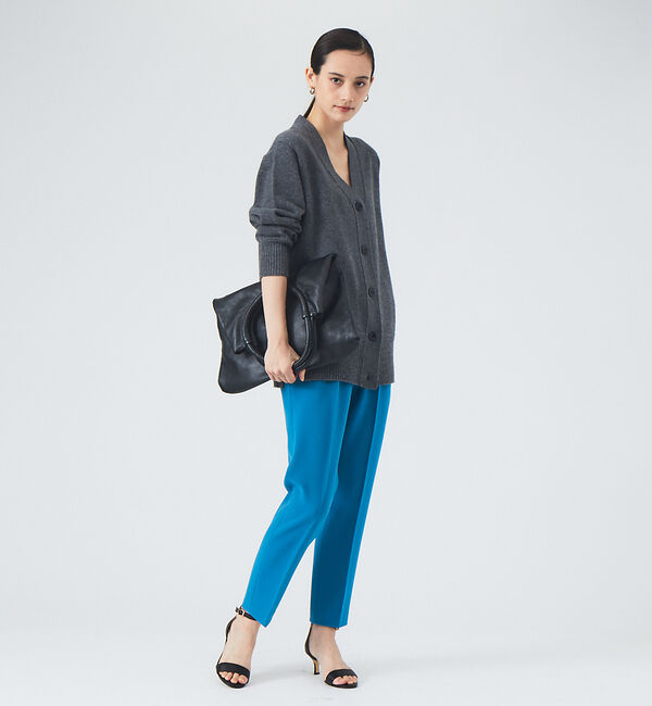 qualite「【新色登場】【セットアップ対応】ダブルクロスハイウエストテーパードパンツ」|その他|