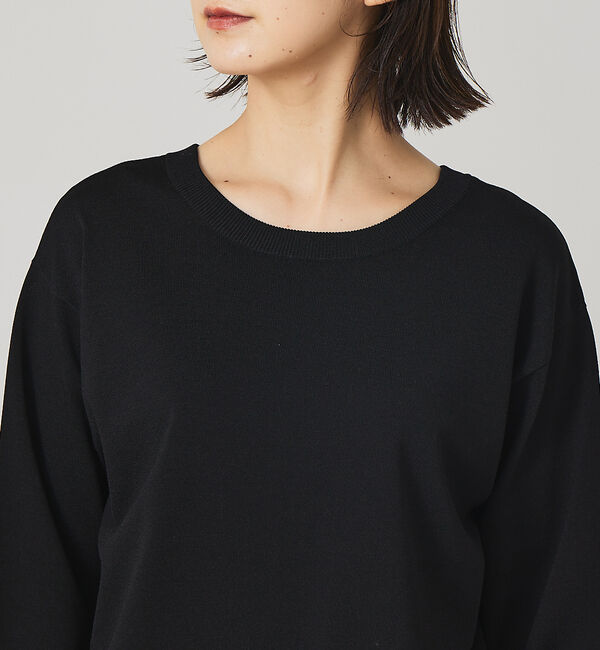 qualite「レーヨンストレッチ2WAYニット」|ニット・セーター|