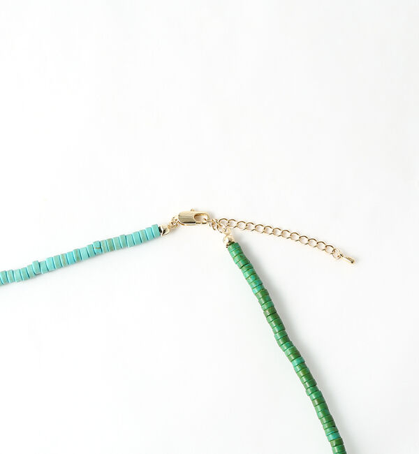 qualite「シェルビーズロングネックレス」|ネックレス|