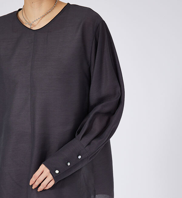 qualite「エアリータックスリーブブラウス」|シャツ・ブラウス|