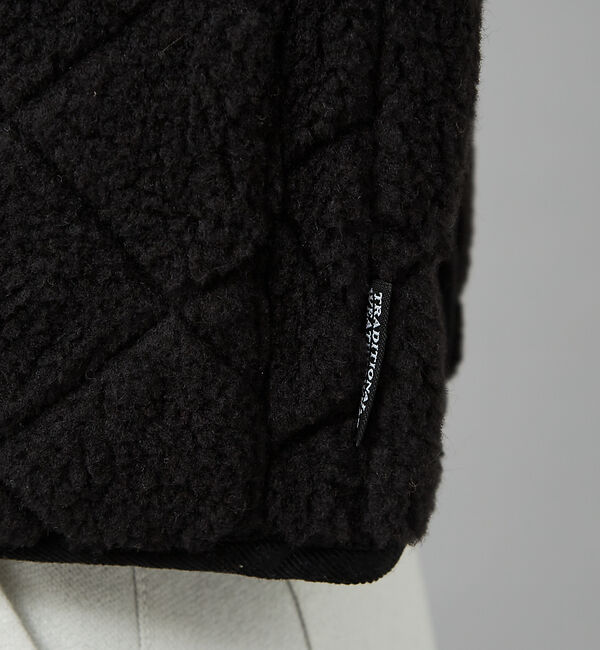 qualite「【TRADITIONAL WEATHERWEAR】キルティングボアブルゾン」|ブルゾン・スタジャン|