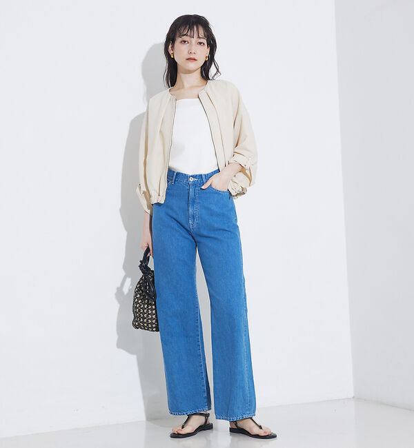 qualite「【接触冷感＆吸水速乾＆UV】シアサッカーブルゾン /セットアップ対応」|ブルゾン・スタジャン|