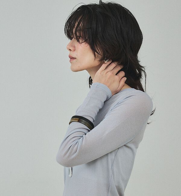 qualite「シアーテレコロングスリーブT」|Tシャツ・カットソー|