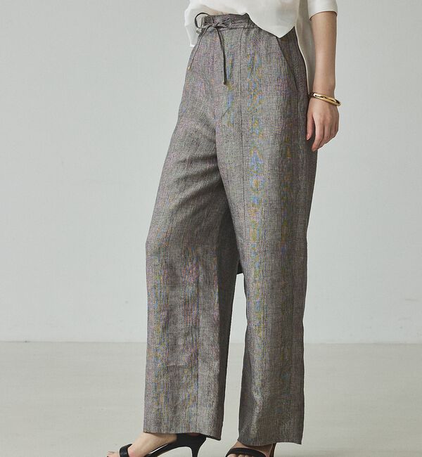qualite「【セットアップ対応】ラメリネンドロストパンツ」|その他|