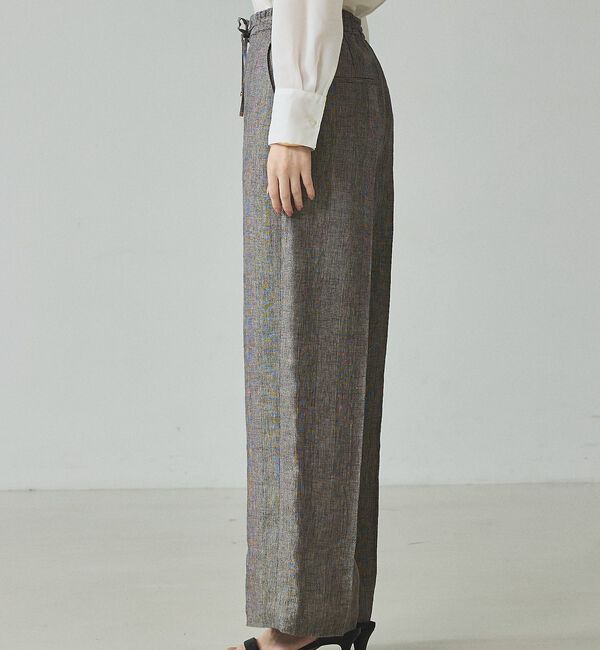 qualite「【セットアップ対応】ラメリネンドロストパンツ」|その他|