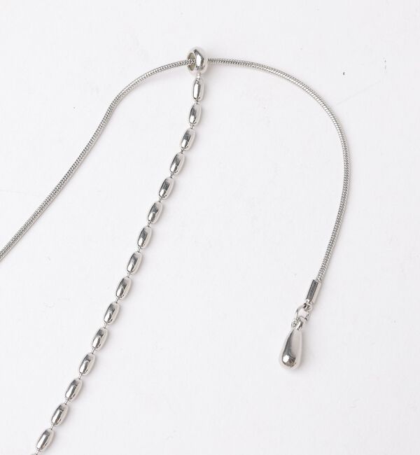 qualite「オーバルチェーンラリエット」|ネックレス|