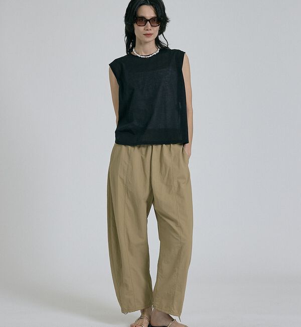 qualite「シアーノースリーブT【予約】」|キャミソール|