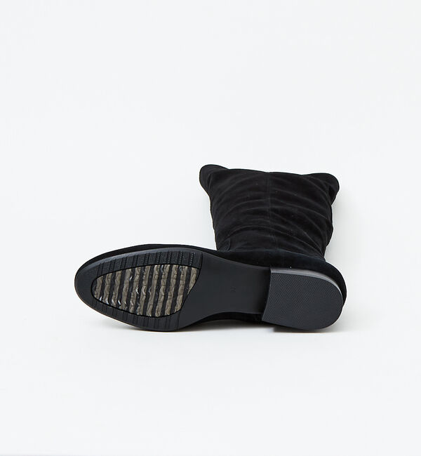 AU BANNISTER「【スノーソール】フラットヒールニーハイブーツ」|ショートブーツ|