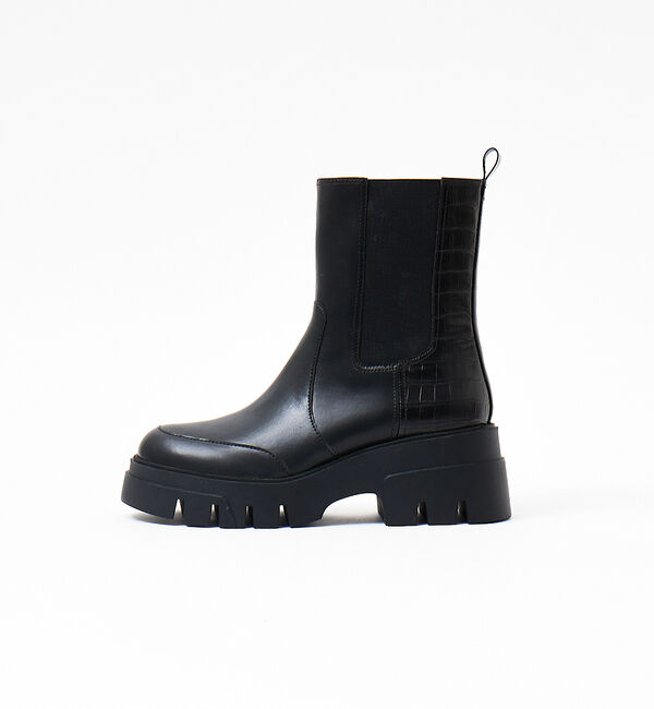 AU BANNISTER「【晴雨兼用】サイドゴアボリュームソールレインブーツ」|レインシューズ|