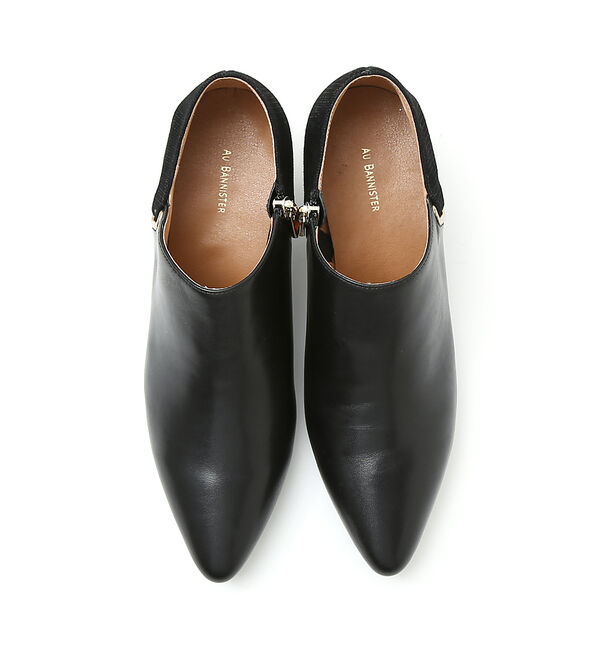 AU BANNISTER「【スノーソール】切り替しブーティー」|ショートブーツ|