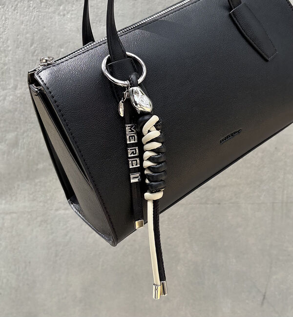 LOWELL things「MERCIチャーム」|チャーム・キーホルダー|ブラック