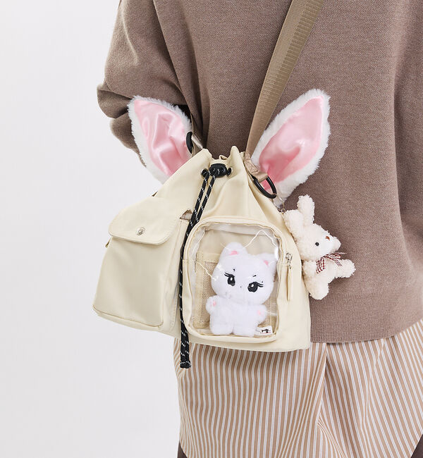 LOWELL things「【再入荷】オシゴト/巾着ショルダーバッグ【推し活】」|ショルダー・メッセンジャー|