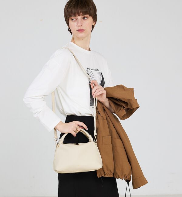 LOWELL things「Muget/ダブルハンドルミニショルダーBAG」|ショルダー・メッセンジャー|