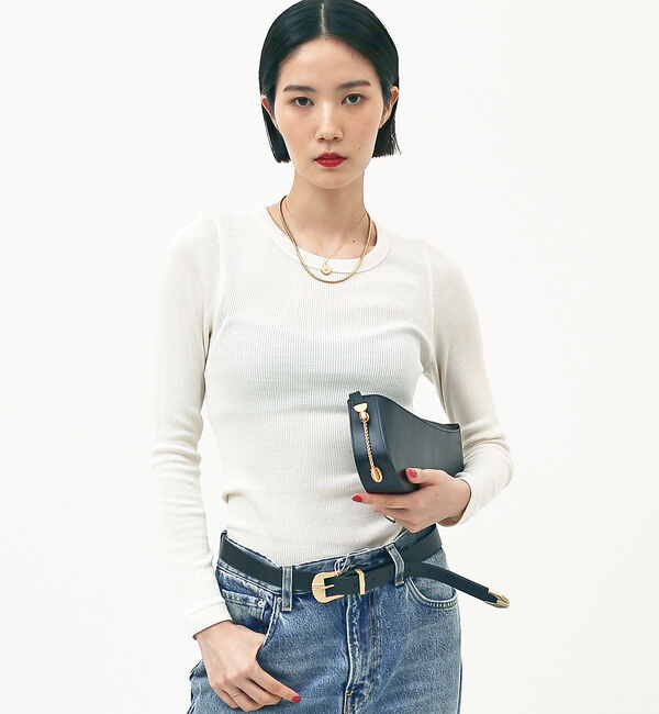 The Store by C' 「【COCUCA】ウォッシャブルシルクプルオーバー」|Tシャツ・カットソー|