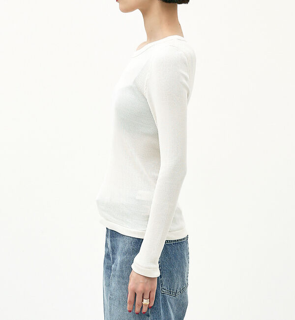 The Store by C' 「【COCUCA】ウォッシャブルシルクプルオーバー」|Tシャツ・カットソー|