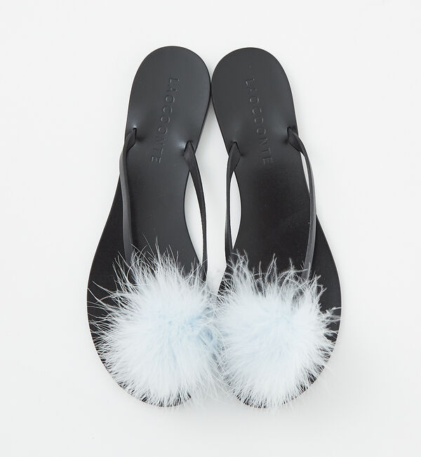 The Store by C' 「【LAOCOONTE】LULU Sofia／ファーサンダル」|サンダル|