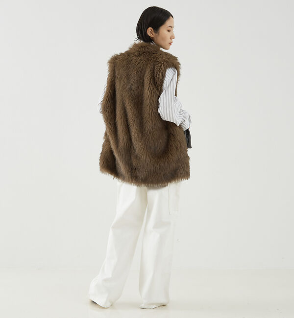 The Store by C' 「【COCUCA】エコファーベスト」|ダウンベスト・ベスト|